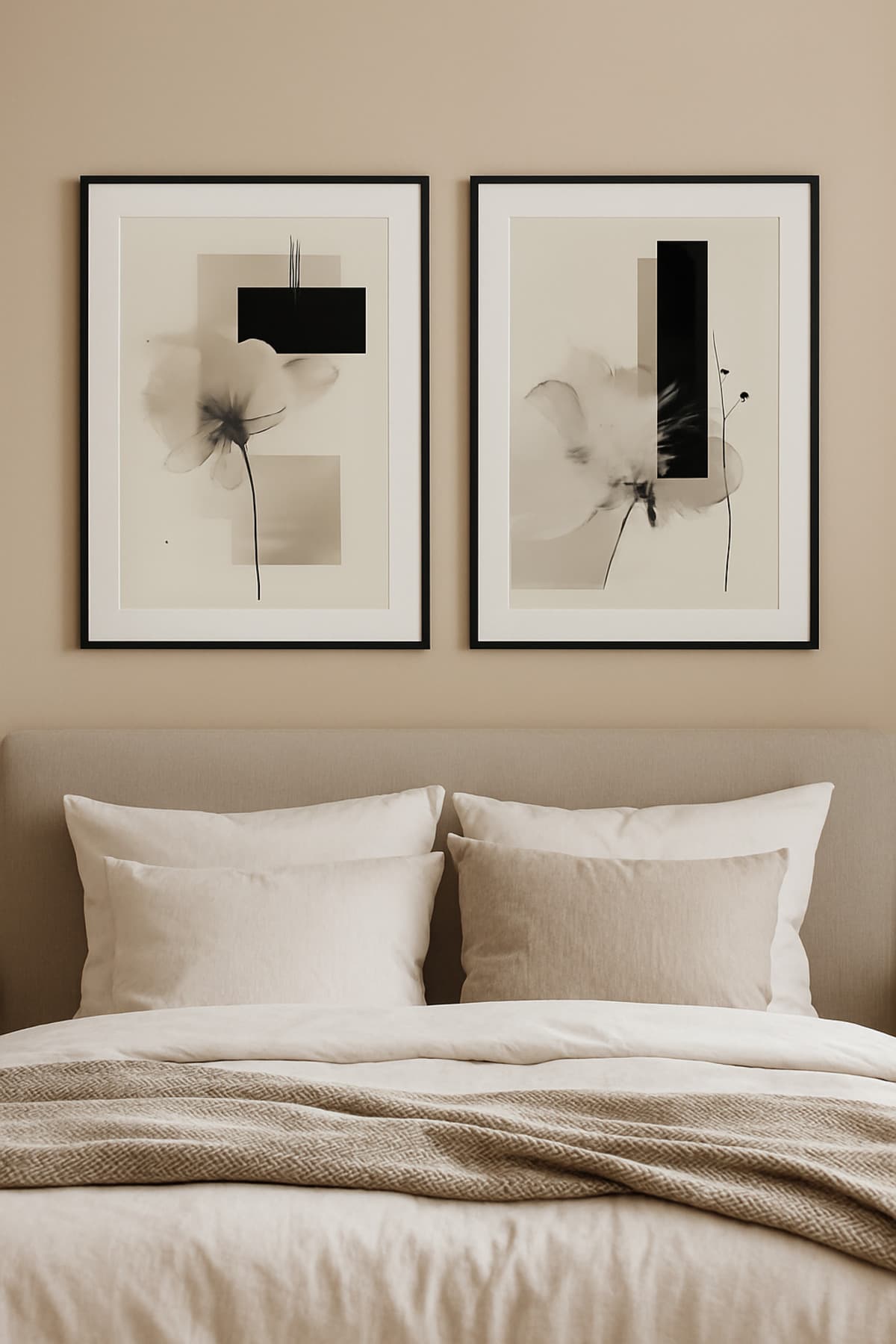 Minimalist Çiçek Soyut
